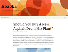 Tablet Screenshot of ababba.com